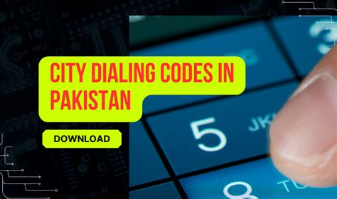 List of dialling codes in Pakistan .